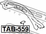 Febest TAB-559 - Piekare, Šķērssvira autodraugiem.lv