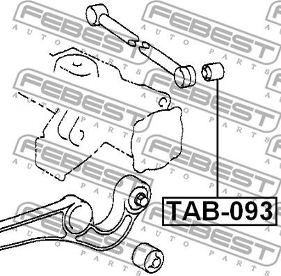 Febest TAB-093 - Piekare, Šķērssvira autodraugiem.lv