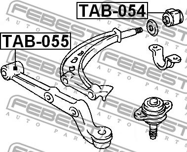 Febest TAB-055 - Piekare, Šķērssvira autodraugiem.lv