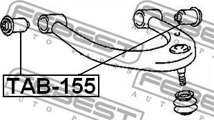 Febest TAB-155 - Piekare, Šķērssvira autodraugiem.lv