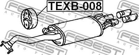 Febest TEXB-008 -  autodraugiem.lv