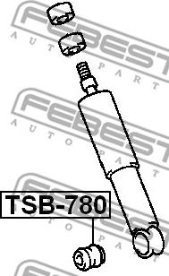 Febest TSB-780 - Distanccaurule, Amortizators autodraugiem.lv