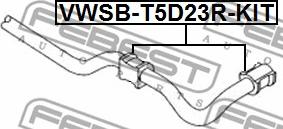 Febest VWSB-T5D23R-KIT - Bukse, Stabilizators autodraugiem.lv