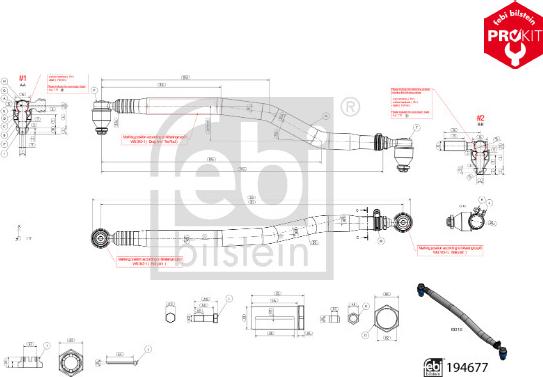 Febi Bilstein 194677 - Stūres garenstiepnis autodraugiem.lv