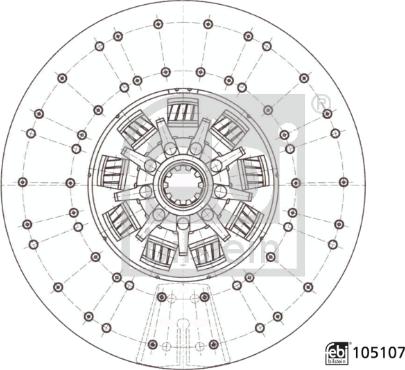 Febi Bilstein 105107 - Sajūga disks autodraugiem.lv