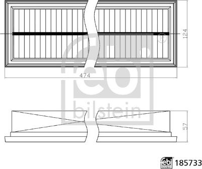 Febi Bilstein 185733 - Filtrs, Salona telpas gaiss autodraugiem.lv