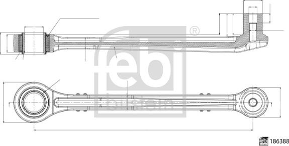 Febi Bilstein 186388 - Stiepnis / Atsaite, Stabilizators autodraugiem.lv