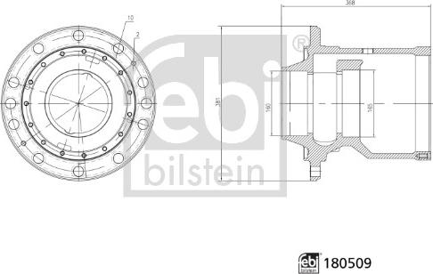 Febi Bilstein 180509 - Riteņa rumba autodraugiem.lv