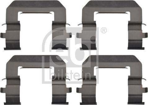 Febi Bilstein 181516 - Piederumu komplekts, Disku bremžu uzlikas autodraugiem.lv