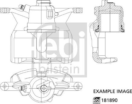 Febi Bilstein 181890 - Bremžu suports autodraugiem.lv