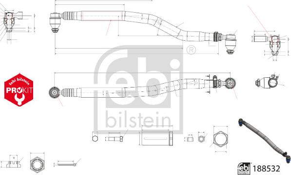 Febi Bilstein 188532 - Stūres garenstiepnis autodraugiem.lv