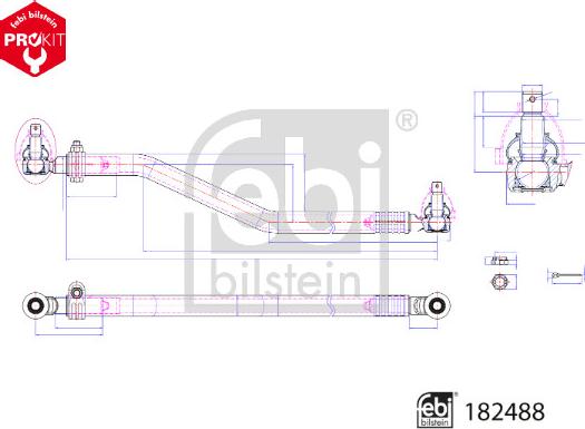 Febi Bilstein 182488 - Stūres garenstiepnis autodraugiem.lv