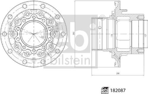 Febi Bilstein 182087 - Riteņa rumba autodraugiem.lv