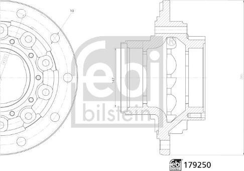 Febi Bilstein 179250 - Riteņa rumba autodraugiem.lv