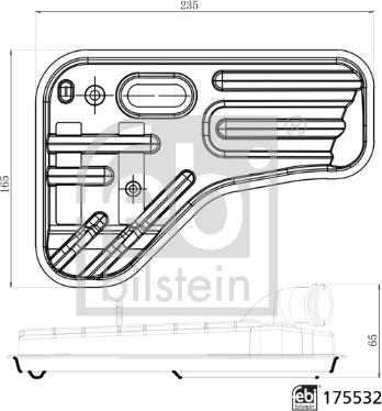 Febi Bilstein 175532 - Hidrofiltrs, Automātiskā pārnesumkārba autodraugiem.lv