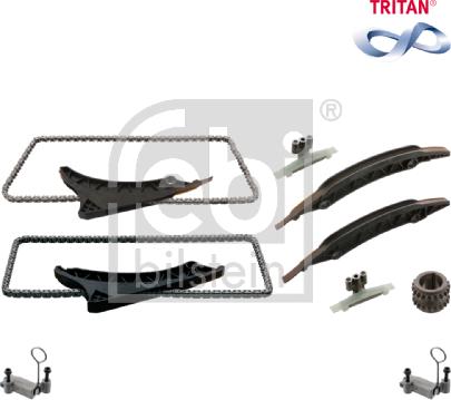 Febi Bilstein 175356 - Sadales vārpstas piedziņas ķēdes komplekts autodraugiem.lv