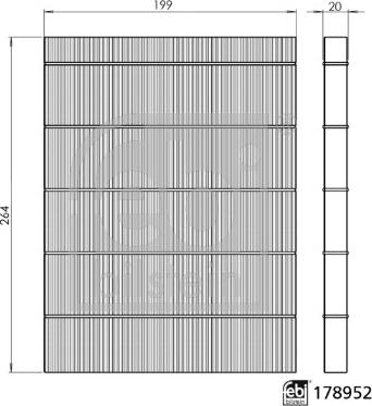 Febi Bilstein 178952 - Filtrs, Salona telpas gaiss autodraugiem.lv