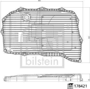 Febi Bilstein 178421 - Hidrofiltrs, Automātiskā pārnesumkārba autodraugiem.lv