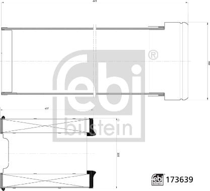 Febi Bilstein 173639 - Gaisa filtra komplekts autodraugiem.lv