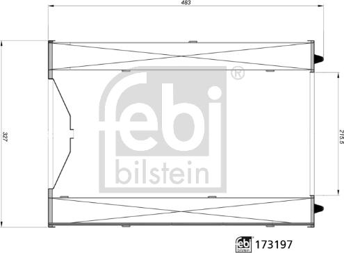 Febi Bilstein 173197 - Gaisa filtrs autodraugiem.lv