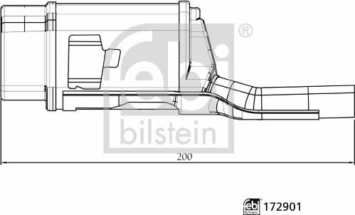 Febi Bilstein 172901 - Hidrofiltrs, Automātiskā pārnesumkārba autodraugiem.lv