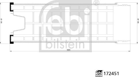 Febi Bilstein 172451 - Gaisa filtrs autodraugiem.lv