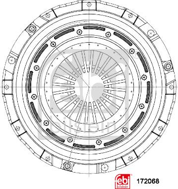Febi Bilstein 172068 - Sajūga piespiedējdisks autodraugiem.lv