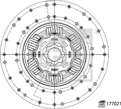 Febi Bilstein 177021 - Sajūga disks autodraugiem.lv