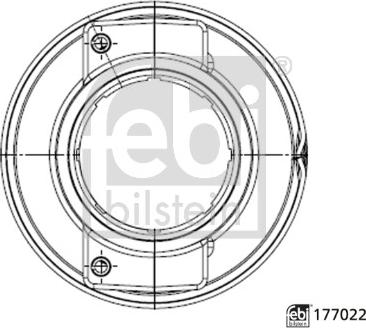 Febi Bilstein 177022 - Izspiedējgultnis autodraugiem.lv