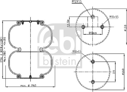 Febi Bilstein 39420 - Pneimoatsperes spilvens, Pneimopiekare autodraugiem.lv