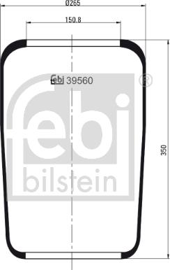 Febi Bilstein 39560 - Pneimoatsperes spilvens, Pneimopiekare autodraugiem.lv