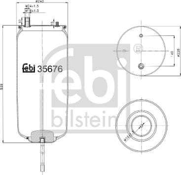 Febi Bilstein 35676 - Pneimoatsperes spilvens, Pneimopiekare autodraugiem.lv