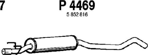 Fenno P4469 - Vidējais izpl. gāzu trokšņa slāpētājs autodraugiem.lv
