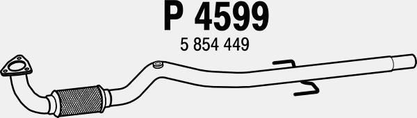 Fenno P4599 - Izplūdes caurule autodraugiem.lv