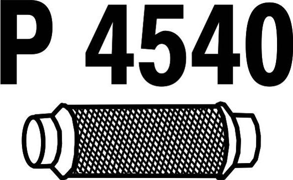 Fenno P4540 - Izplūdes caurule autodraugiem.lv