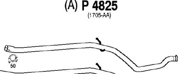 Fenno P4825 - Izplūdes caurule autodraugiem.lv