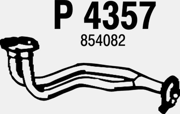 Fenno P4357 - Izplūdes caurule autodraugiem.lv