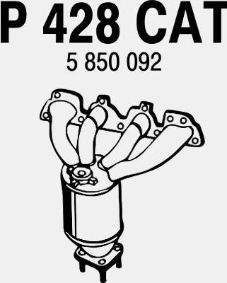Fenno P428CAT - Katalizators autodraugiem.lv