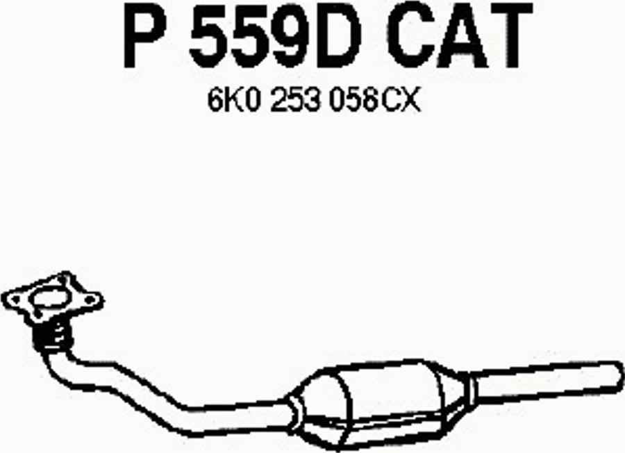 Fenno P559DCAT - Katalizators autodraugiem.lv