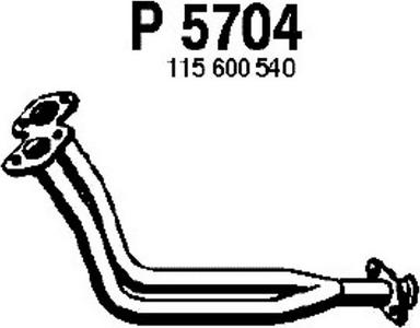 Fenno P5704 - Izplūdes caurule autodraugiem.lv