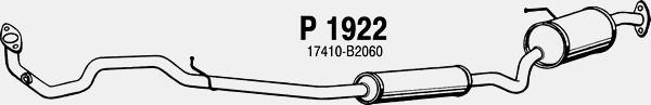 Fenno P1922 - Vidējais izpl. gāzu trokšņa slāpētājs autodraugiem.lv