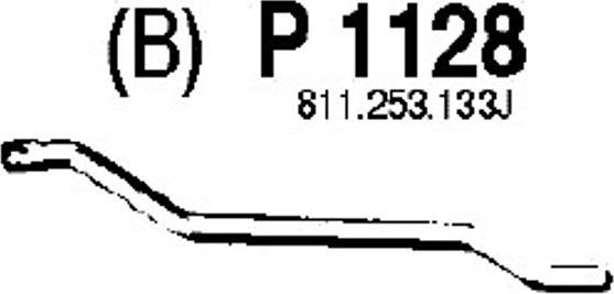 Fenno P1128 - Izplūdes caurule autodraugiem.lv