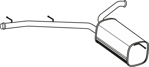 Fenno P1718 - Izplūdes gāzu trokšņa slāpētājs (pēdējais) autodraugiem.lv