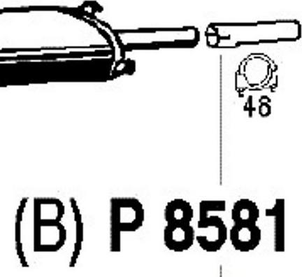 Fenno P8581 - Izplūdes caurule autodraugiem.lv