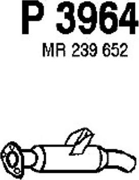 Fenno P3964 - Izplūdes gāzu trokšņa slāpētājs (pēdējais) autodraugiem.lv