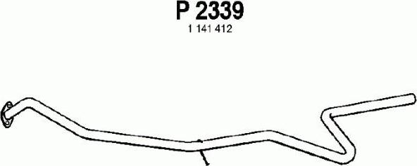 Fenno P2339 - Izplūdes caurule autodraugiem.lv