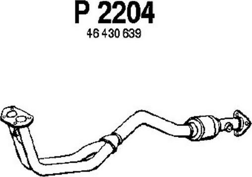 Fenno P2204 - Izplūdes caurule autodraugiem.lv