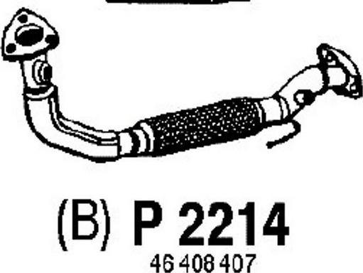 Fenno P2214 - Izplūdes caurule autodraugiem.lv