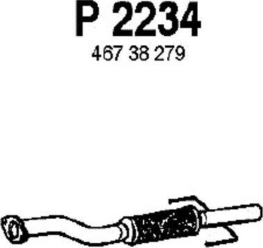 Fenno P2234 - Izplūdes caurule autodraugiem.lv