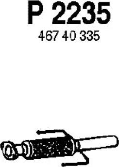 Fenno P2235 - Izplūdes caurule autodraugiem.lv